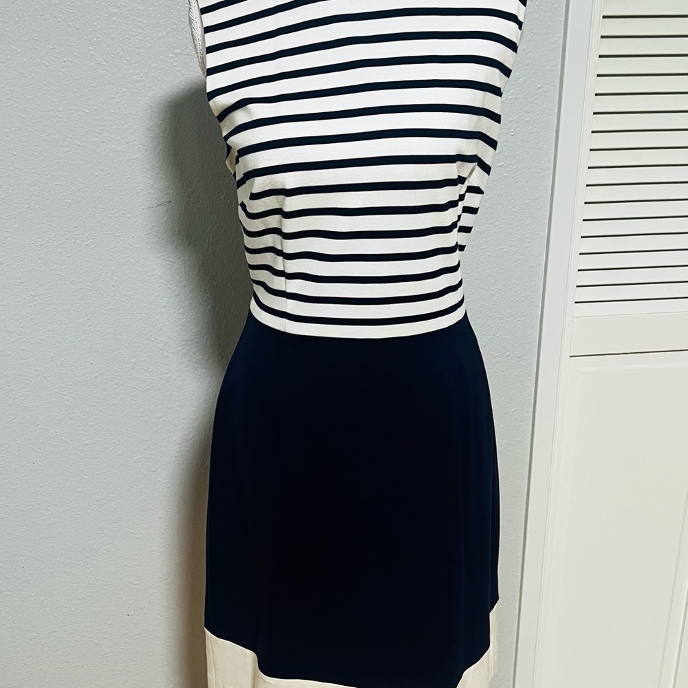 Kate Spade Navy & Cream Colorblock Tank Dress | Size 10